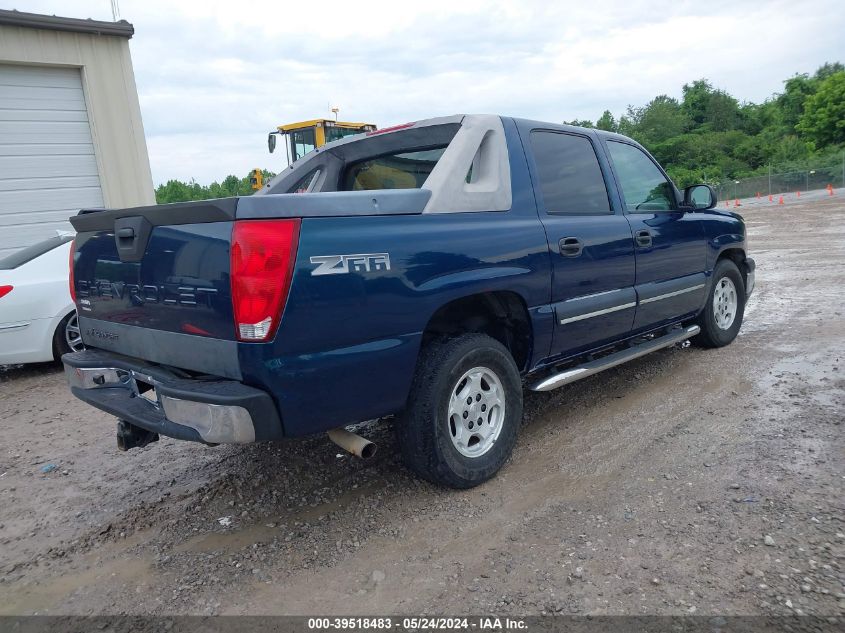 2005 Chevrolet Avalanche 1500 Ls VIN: 3GNEC12Z95G114782 Lot: 39518483