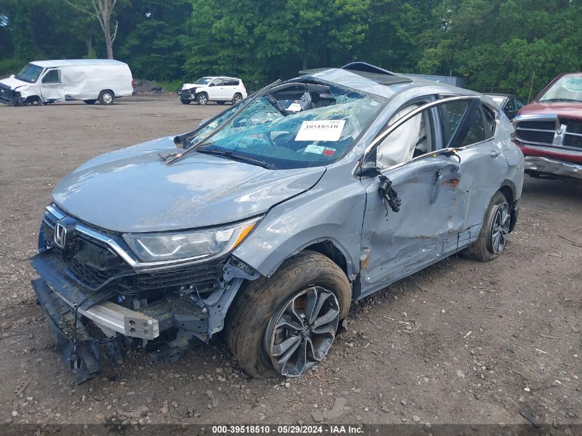 VIN 5J6RW2H57MA002033 2021 HONDA CR-V AWD EX
