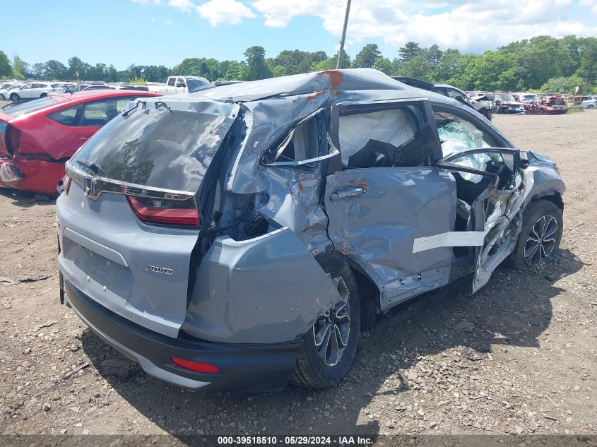VIN 5J6RW2H57MA002033 2021 HONDA CR-V AWD EX