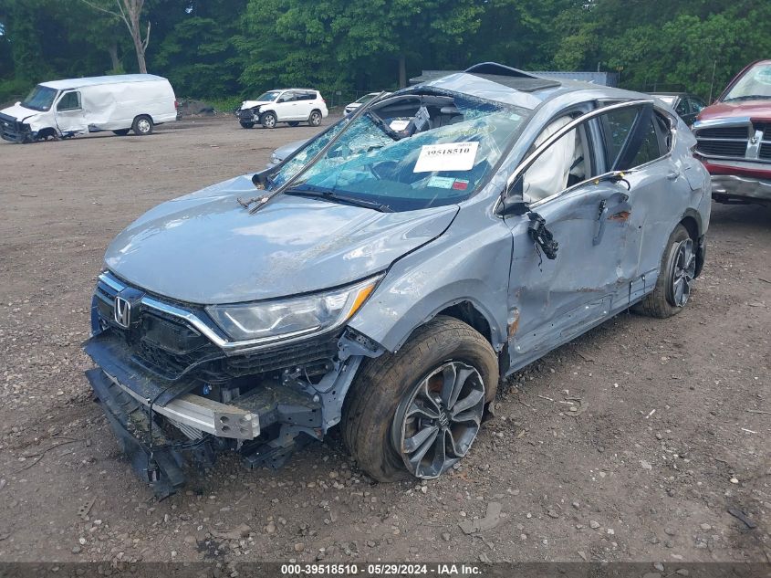 VIN 5J6RW2H57MA002033 2021 HONDA CR-V AWD EX