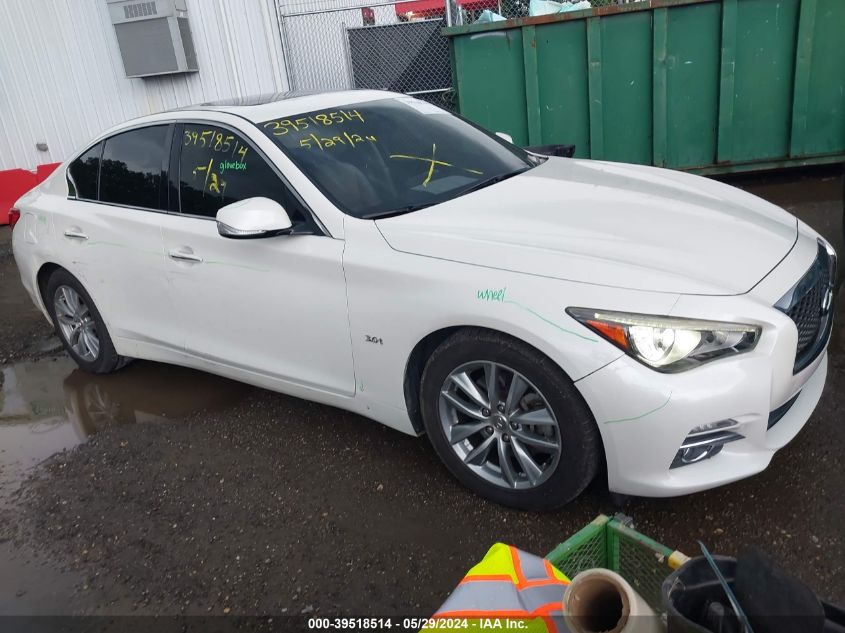 2017 Infiniti Q50 3.0T Premium VIN: JN1EV7AR4HM834194 Lot: 39518514