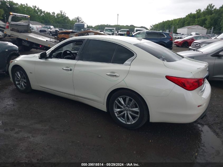 2017 Infiniti Q50 3.0T Premium VIN: JN1EV7AR4HM834194 Lot: 39518514