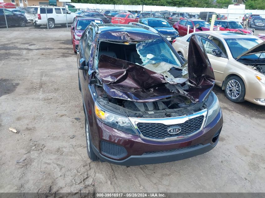 2012 Kia Sorento Lx V6 VIN: 5XYKT4A23CG235739 Lot: 39518517