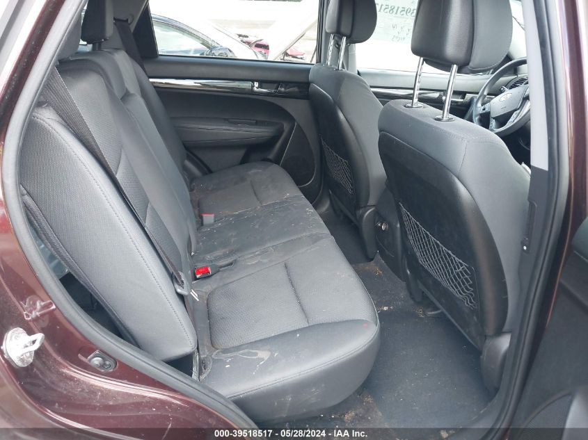 2012 Kia Sorento Lx V6 VIN: 5XYKT4A23CG235739 Lot: 39518517