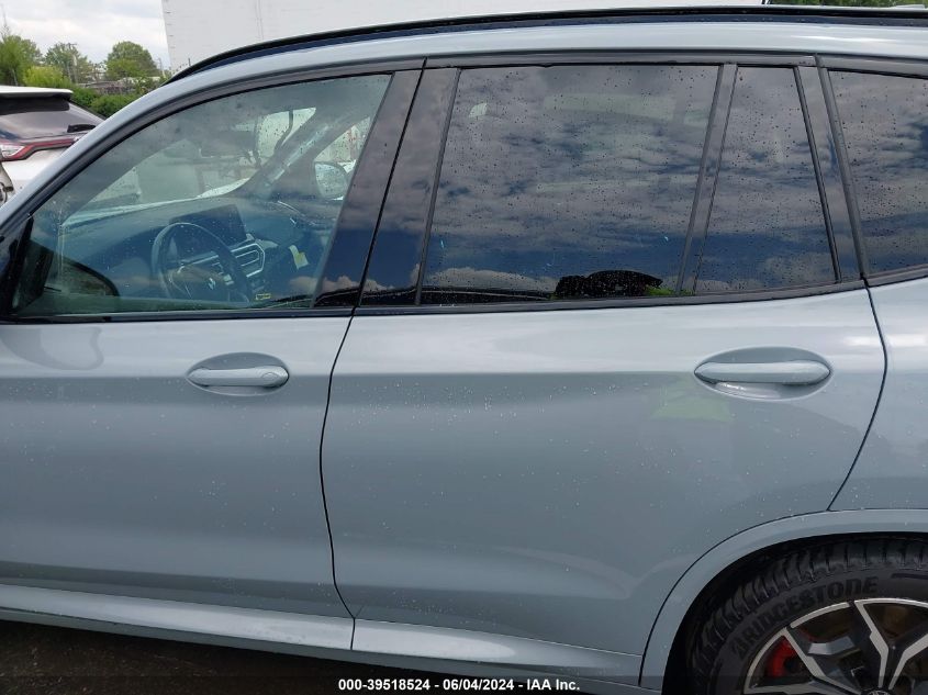 2022 BMW X3 M40I VIN: 5UX83DP01N9M78260 Lot: 39518524