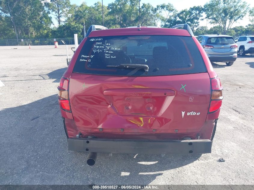 2005 Pontiac Vibe VIN: 5Y2SL63845Z459507 Lot: 39518527