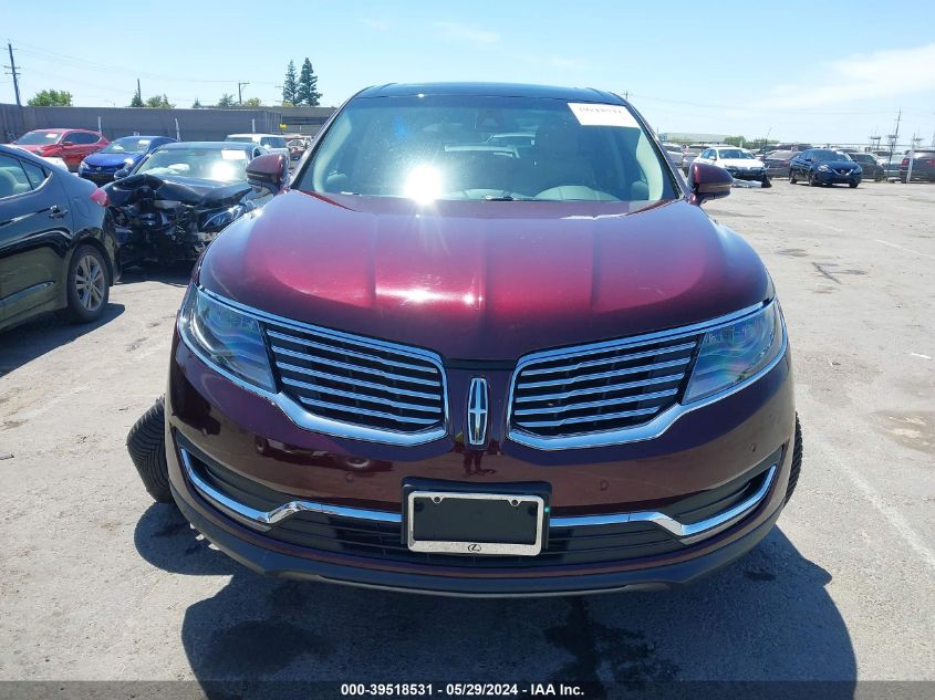 2017 Lincoln Mkx Reserve VIN: 2LMPJ8LP3HBL49005 Lot: 39518531