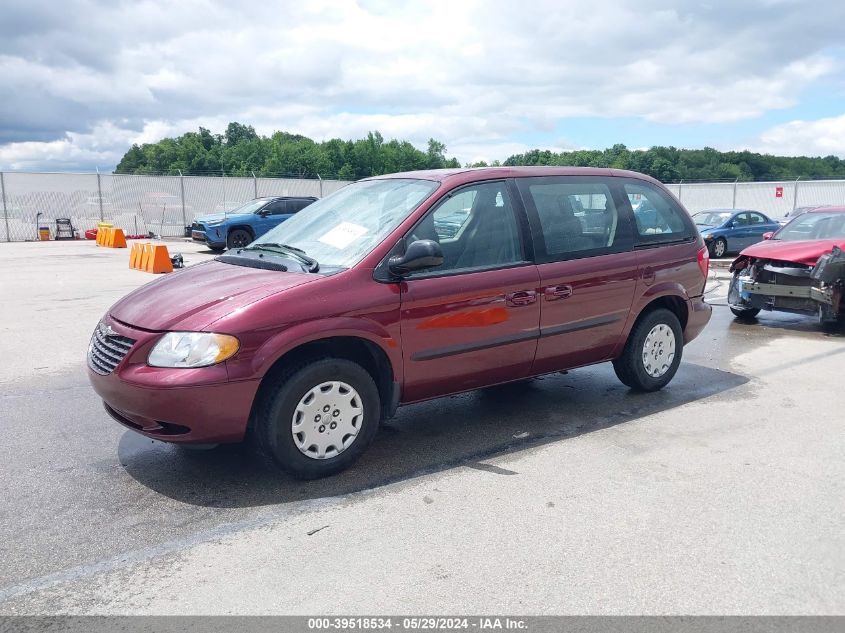 2003 Chrysler Voyager VIN: 1C4GJ25B73B213425 Lot: 39518534