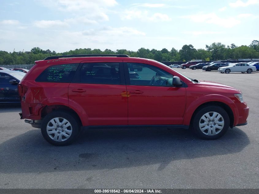 2020 Dodge Journey Se Value VIN: 3C4PDCAB9LT249585 Lot: 39518542