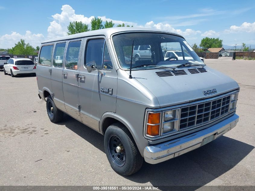 1982 Dodge Ram Wagon B150 VIN: 2B4GB11E4CK130839 Lot: 39518551