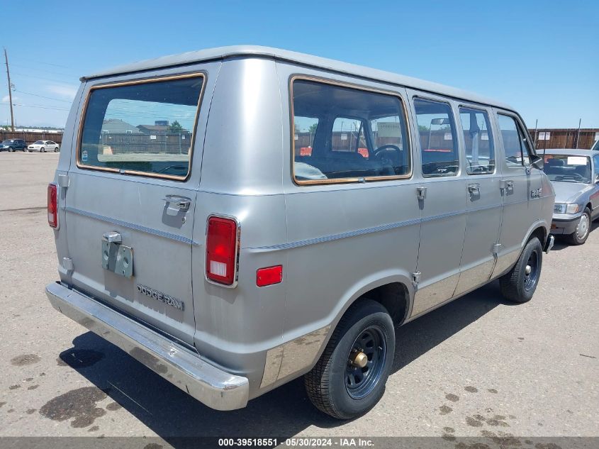 1982 Dodge Ram Wagon B150 VIN: 2B4GB11E4CK130839 Lot: 39518551