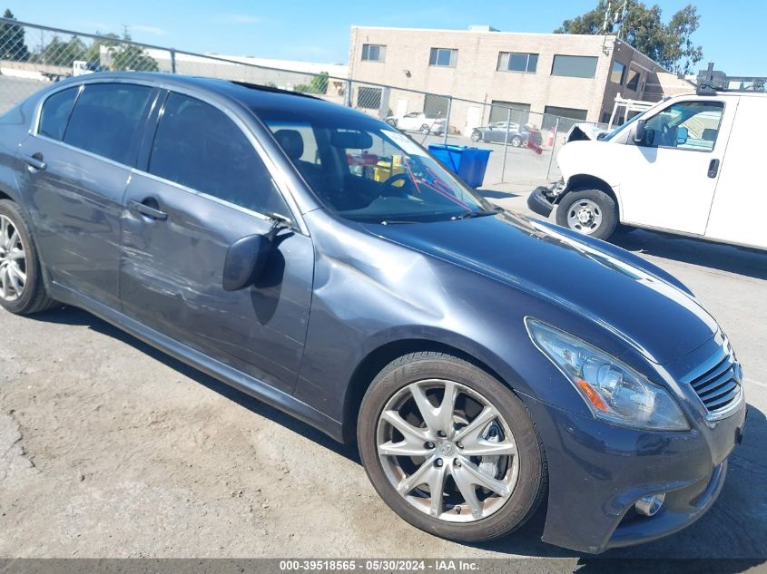 2011 Infiniti G37 Journey VIN: JN1CV6APXBM304450 Lot: 39518565