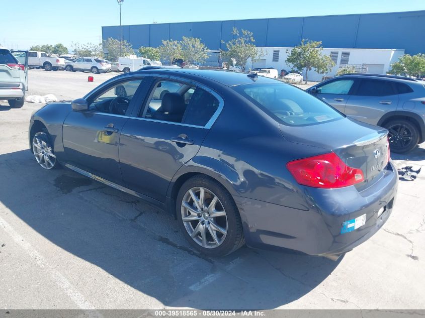 2011 Infiniti G37 Journey VIN: JN1CV6APXBM304450 Lot: 39518565