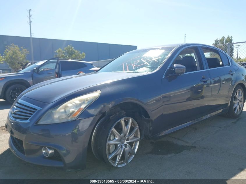 2011 Infiniti G37 Journey VIN: JN1CV6APXBM304450 Lot: 39518565