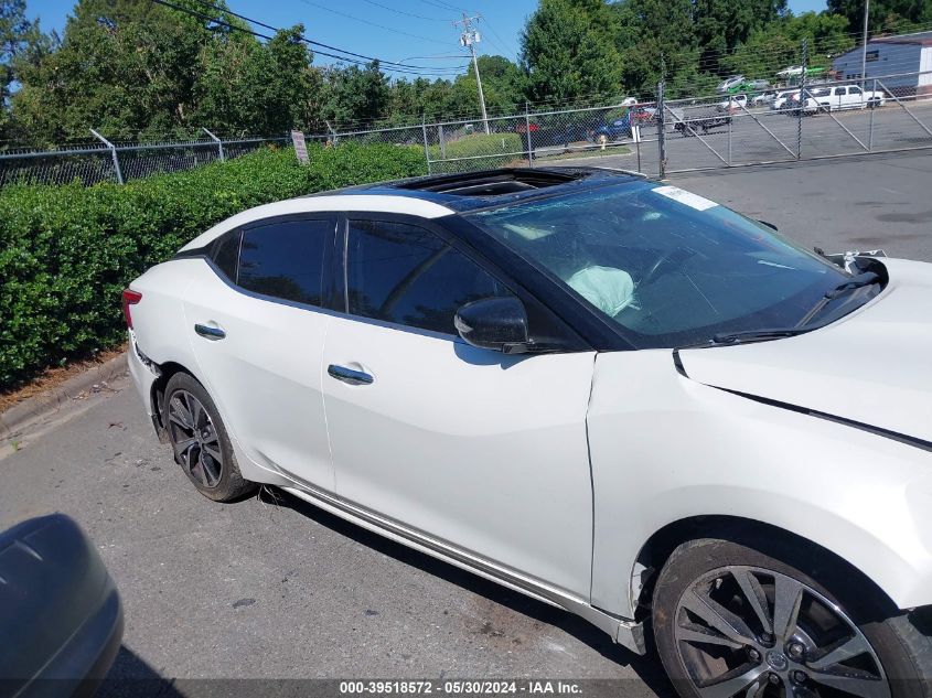 2018 Nissan Maxima 3.5 Sl VIN: 1N4AA6AP7JC386566 Lot: 39518572