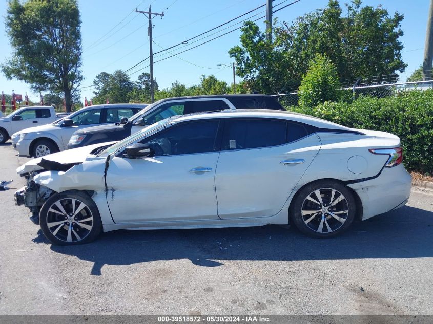 2018 Nissan Maxima 3.5 Sl VIN: 1N4AA6AP7JC386566 Lot: 39518572