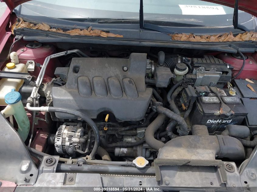 2010 Nissan Sentra 2.0S VIN: 3N1AB6AP4AL677878 Lot: 39518594