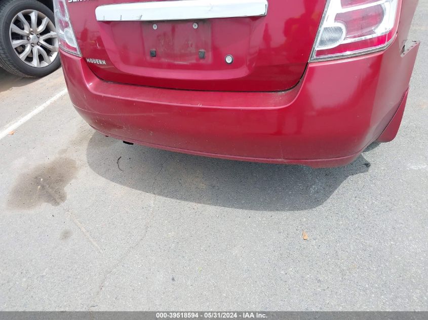 2010 Nissan Sentra 2.0S VIN: 3N1AB6AP4AL677878 Lot: 39518594