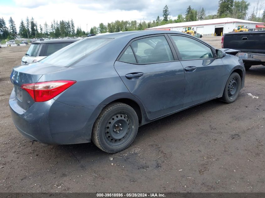 2017 Toyota Corolla Le VIN: 2T1BURHE6HC904924 Lot: 39518595