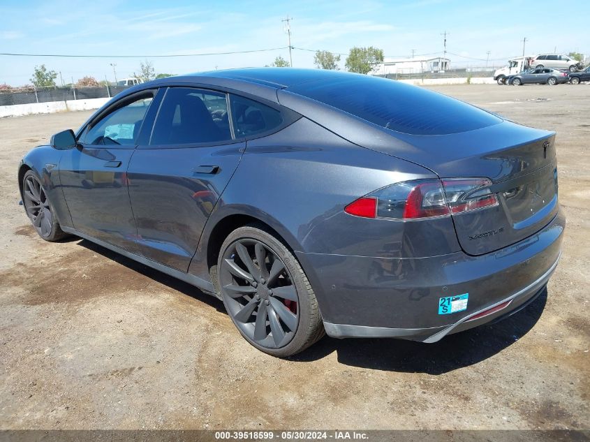 2015 Tesla Model S 85D/P85D VIN: 5YJSA1H44FF086474 Lot: 39518599