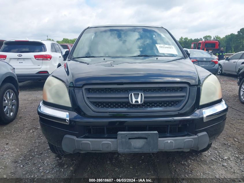 2004 Honda Pilot Ex-L VIN: 2HKYF185X4H547518 Lot: 39518607