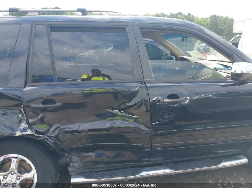 2004 Honda Pilot Ex-L VIN: 2HKYF185X4H547518 Lot: 39518607