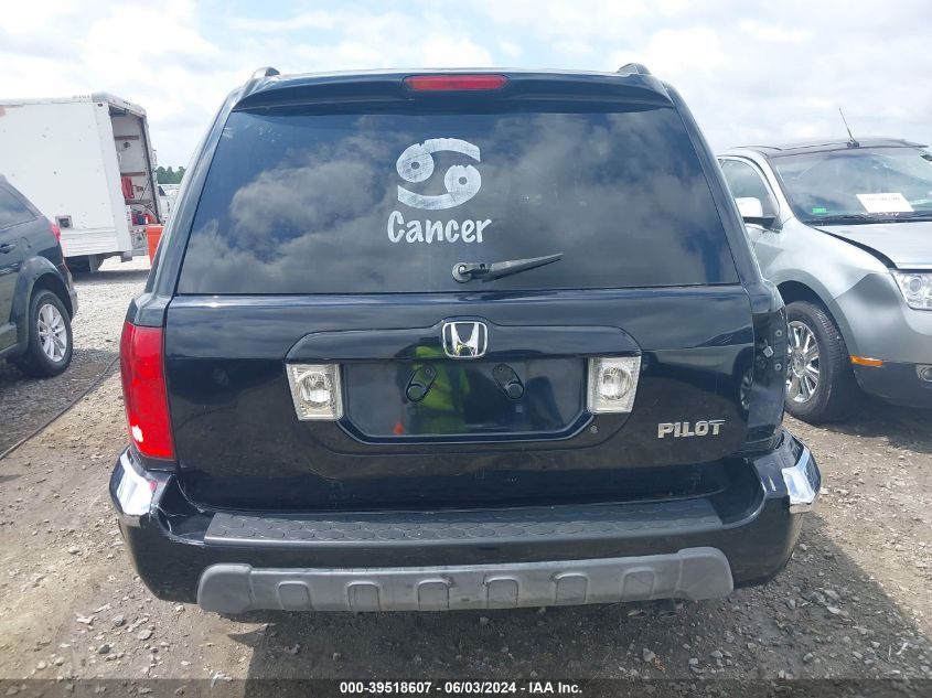 2004 Honda Pilot Ex-L VIN: 2HKYF185X4H547518 Lot: 39518607