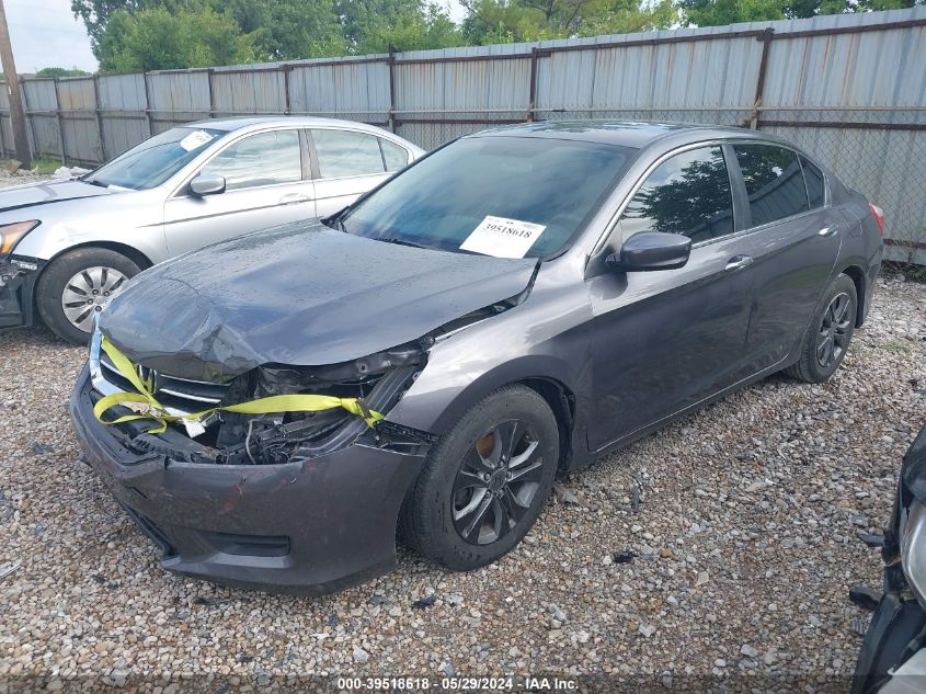 2014 Honda Accord Lx VIN: 1HGCR2F33EA295887 Lot: 39518618