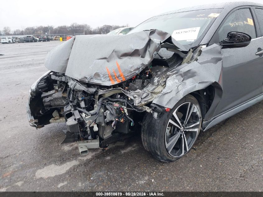 2021 Nissan Sentra Sr Xtronic Cvt VIN: 3N1AB8DV7MY289444 Lot: 39518619