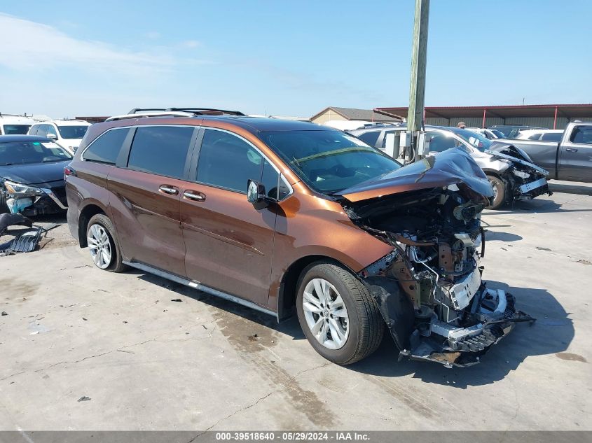 2023 Toyota Sienna Limited VIN: 5TDZRKEC8PS167242 Lot: 39518640