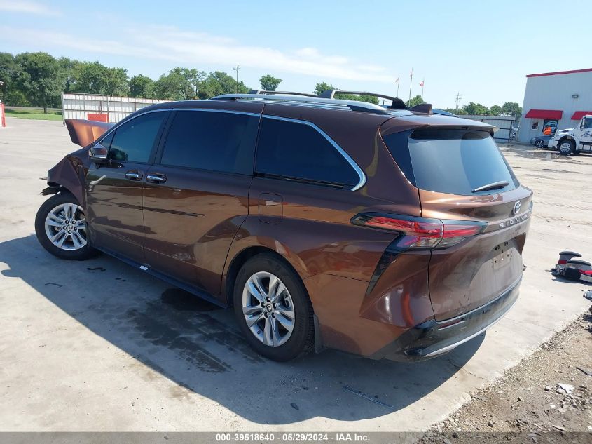 2023 Toyota Sienna Limited VIN: 5TDZRKEC8PS167242 Lot: 39518640