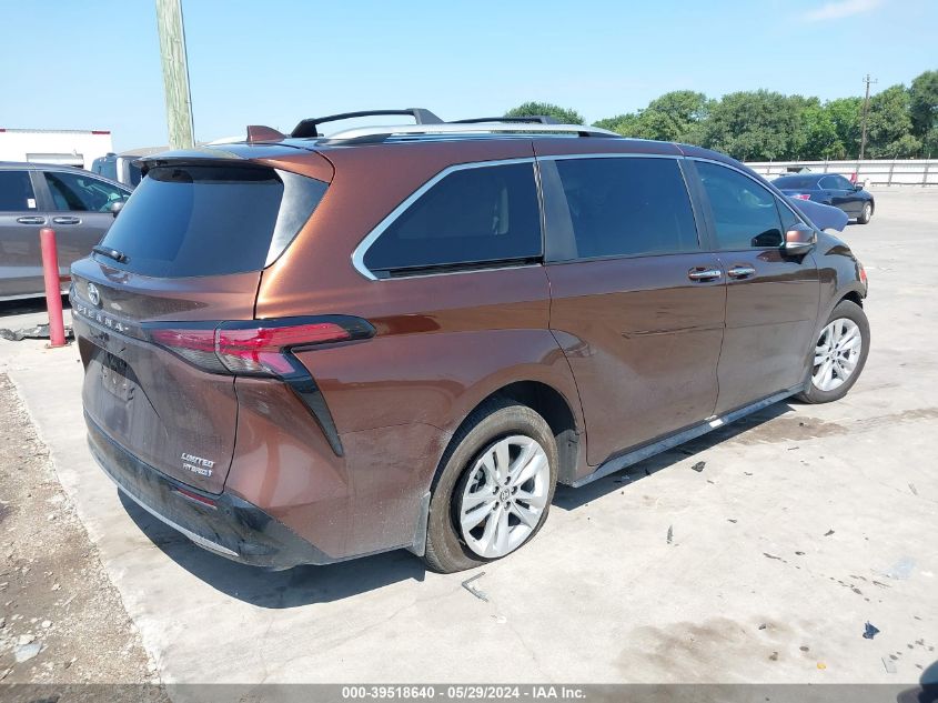 2023 Toyota Sienna Limited VIN: 5TDZRKEC8PS167242 Lot: 39518640