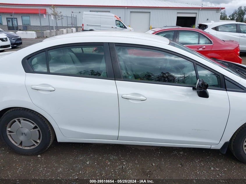 2012 Honda Civic Hf VIN: 2HGFB2F65CH329046 Lot: 39518654
