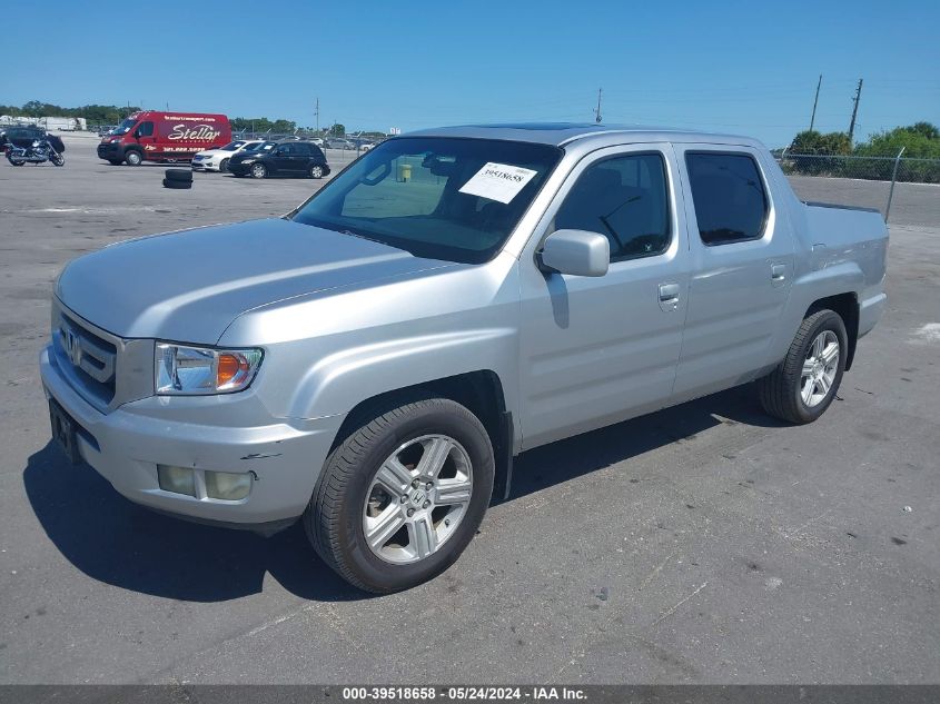 2011 Honda Ridgeline Rtl VIN: 5FPYK1F56BB007262 Lot: 39518658