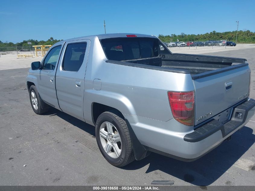 2011 Honda Ridgeline Rtl VIN: 5FPYK1F56BB007262 Lot: 39518658