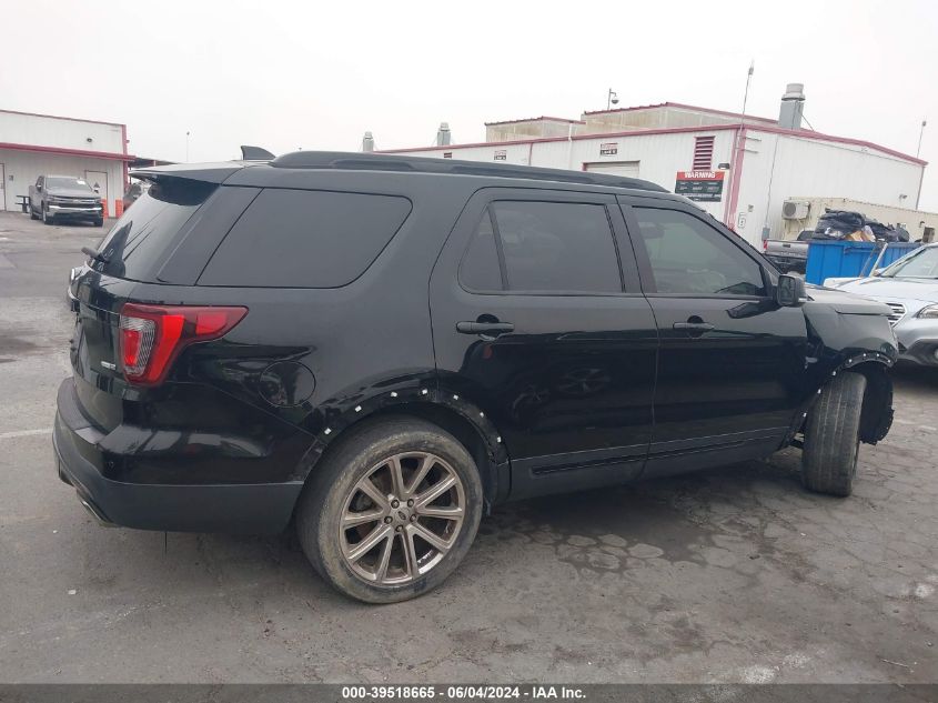 2017 Ford Explorer Sport VIN: 1FM5K8GT7HGC33726 Lot: 39518665