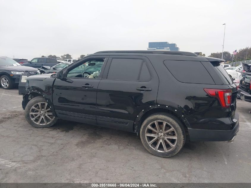 2017 Ford Explorer Sport VIN: 1FM5K8GT7HGC33726 Lot: 39518665