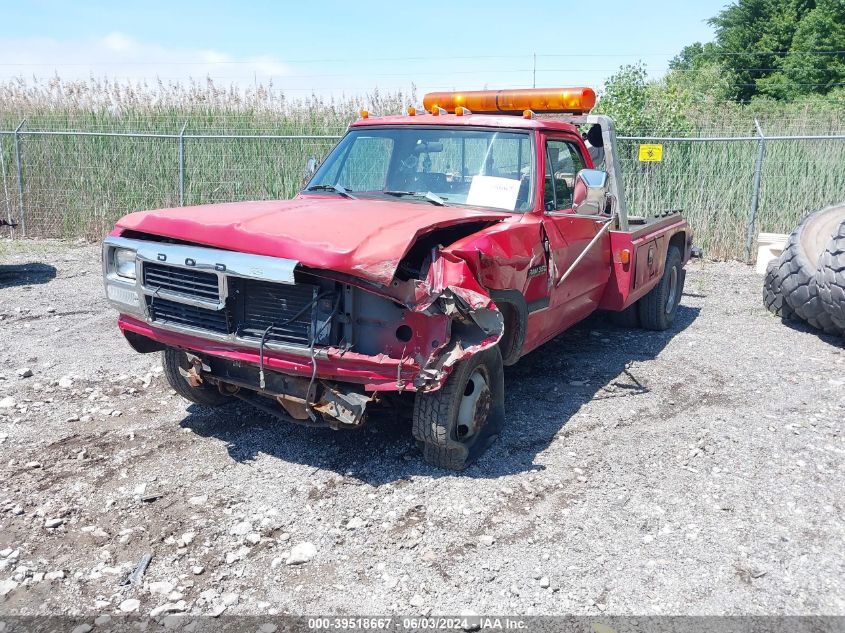 1992 Dodge D-Series D300/D350 VIN: 1B6ME36C1NS538650 Lot: 39518667