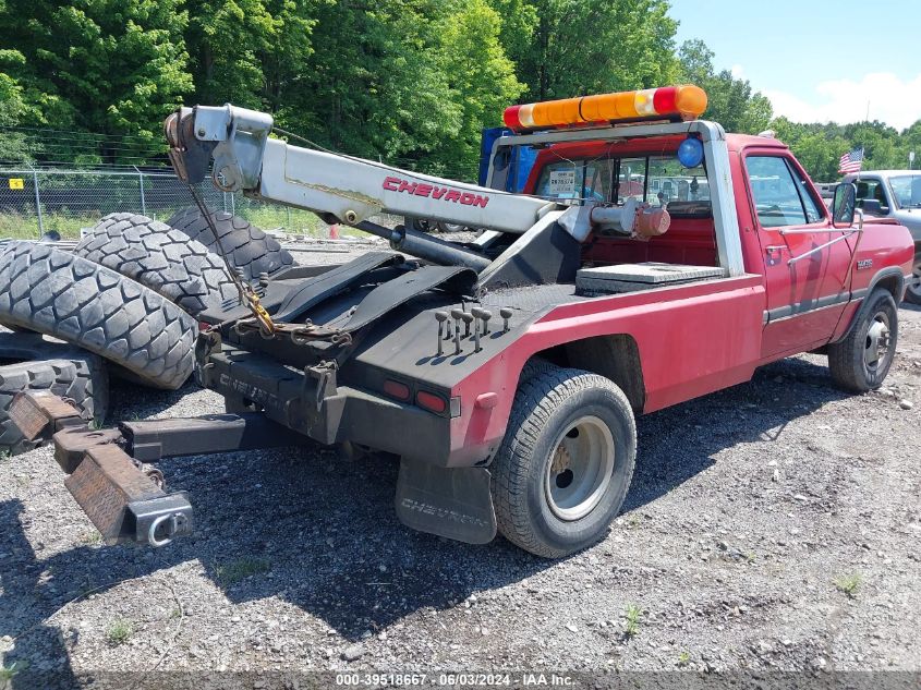 1992 Dodge D-Series D300/D350 VIN: 1B6ME36C1NS538650 Lot: 39518667