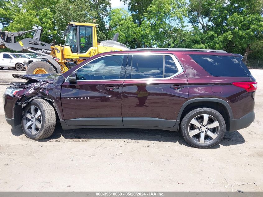 2021 Chevrolet Traverse Fwd Lt Leather VIN: 1GNERHKW1MJ170046 Lot: 39518669