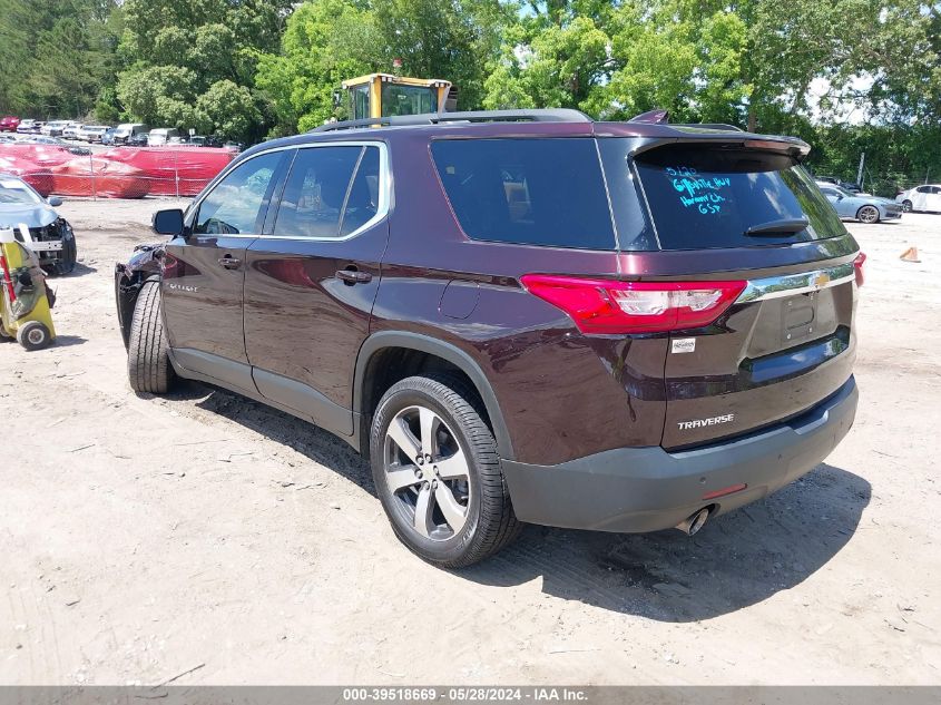 2021 Chevrolet Traverse Fwd Lt Leather VIN: 1GNERHKW1MJ170046 Lot: 39518669