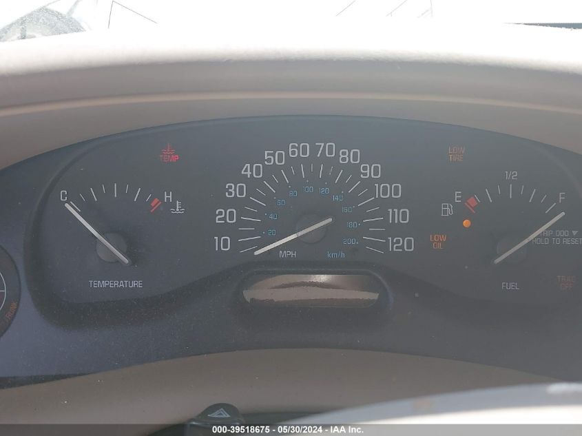 2002 Buick Century Limited VIN: 2G4WY55J321238669 Lot: 39518675