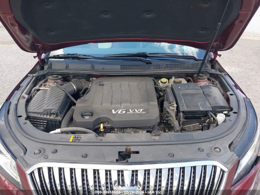 2015 Buick Lacrosse Leather VIN: 1G4GB5G3XFF142752 Lot: 39518683