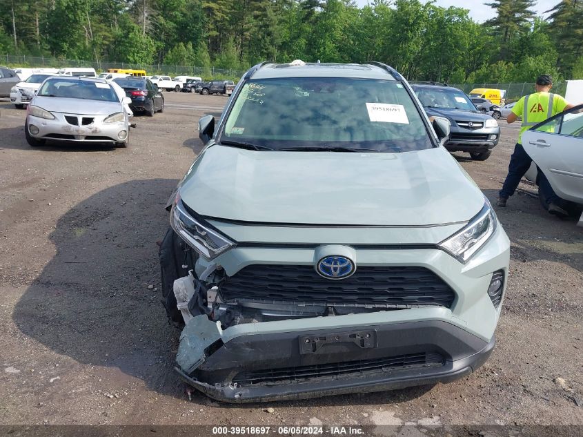 2020 Toyota Rav4 Xle Hybrid VIN: JTMRWRFV3LJ048023 Lot: 39518697