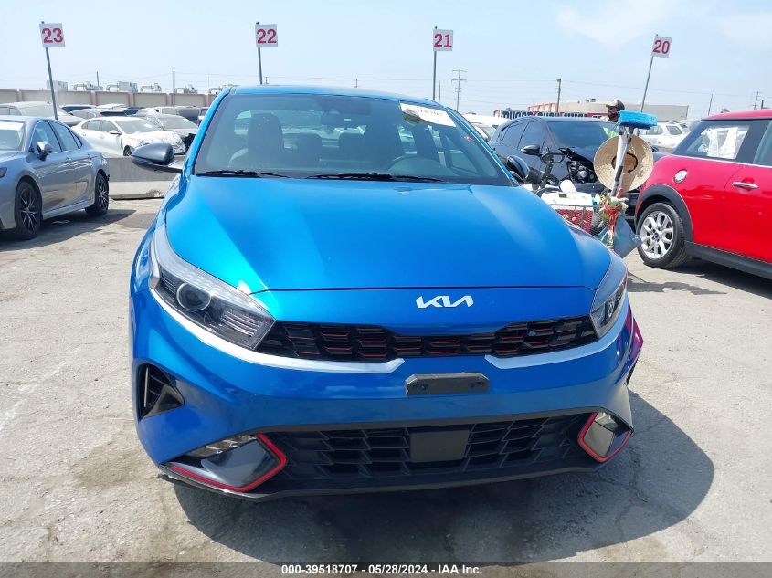 2022 Kia Forte Gt-Line VIN: 3KPF54AD0NE507144 Lot: 39518707