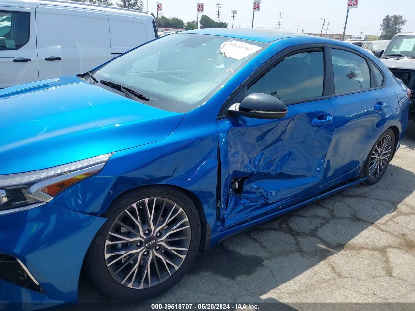 2022 Kia Forte Gt-Line VIN: 3KPF54AD0NE507144 Lot: 39518707