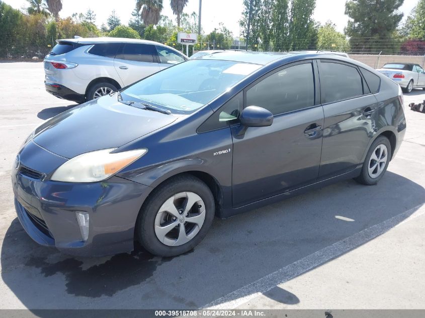 2014 Toyota Prius Three VIN: JTDKN3DU0E1751271 Lot: 39518708