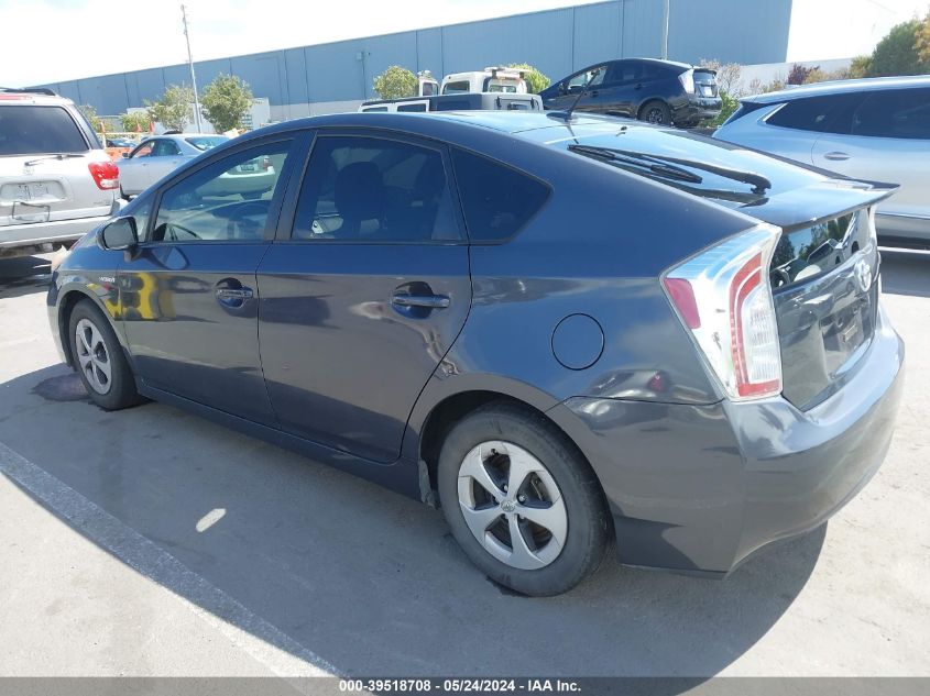 2014 Toyota Prius Three VIN: JTDKN3DU0E1751271 Lot: 39518708