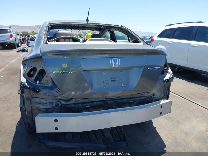 2012 Honda Civic Hybrid VIN: JHMFB4F35CS009409 Lot: 39518723