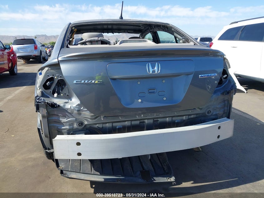 2012 Honda Civic Hybrid VIN: JHMFB4F35CS009409 Lot: 39518723